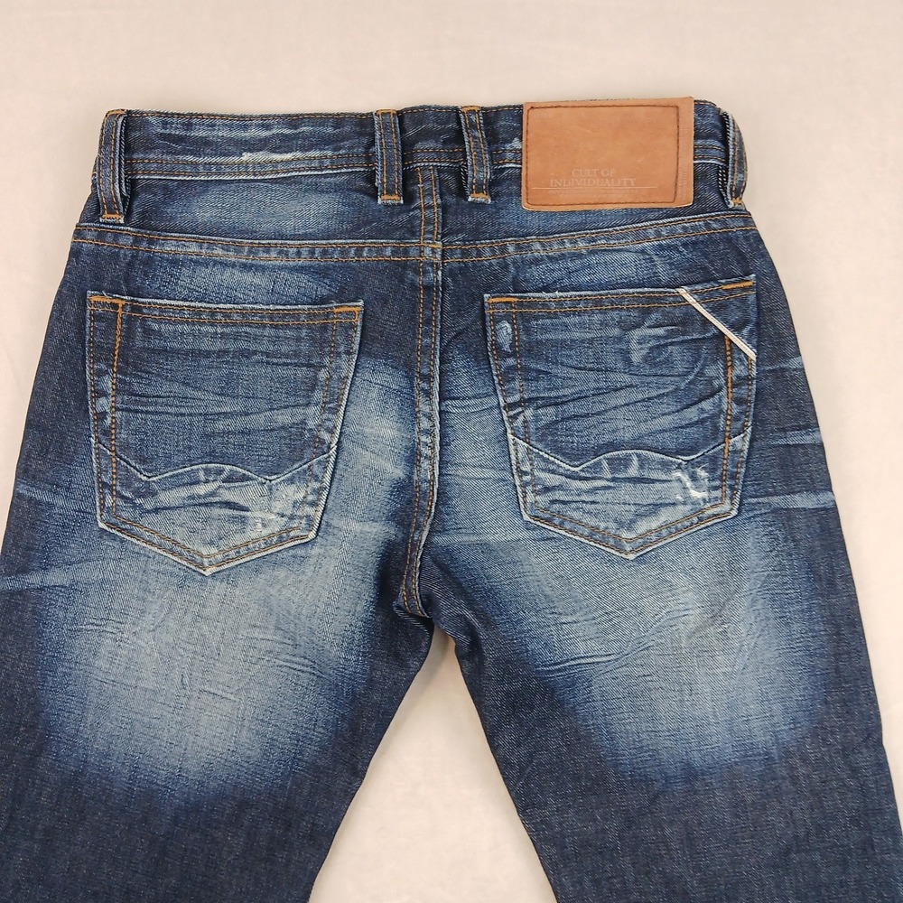 Cult Of Individuality Harley Regular 29x34 Mens Jeans Distressed‎ - Picture 13 of 15